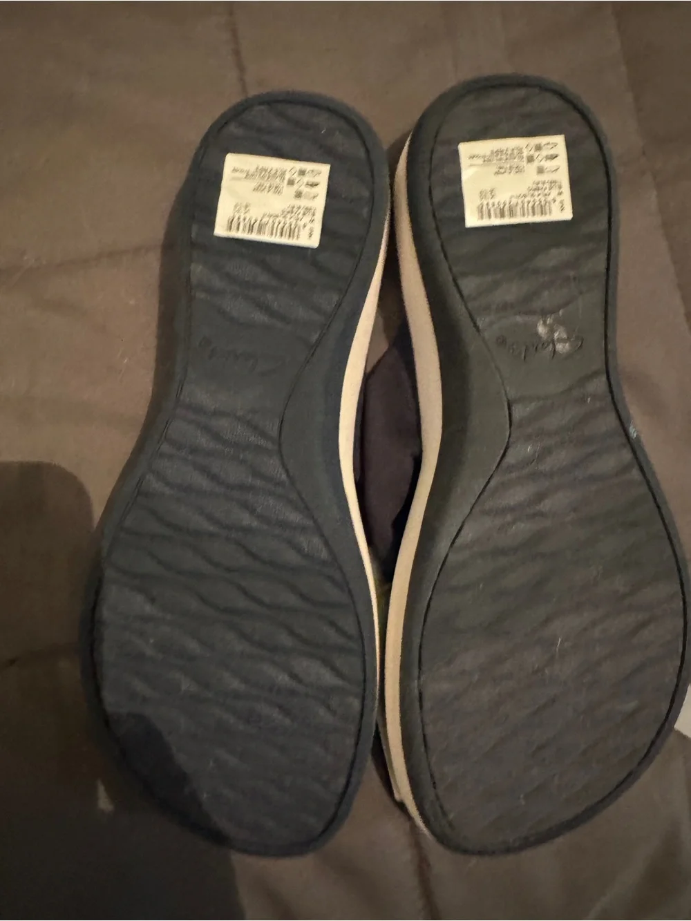 Clarks Cloudsteppers Navy Knot-Front Women’s Sandals